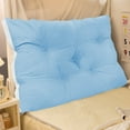 thumbnail image 1 of Soft Bed Backrest Pillow, Bedside Cushion for Sitting, Comfortable Polyester Fiber Support Cushion, Tatami Floor Pillow, Decorative Sofa Cushion, Removable Cover, Home & Office Use, 1 of 6
