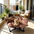 thumbnail image 1 of Folding Elevated Dog Cat Bed Soft Washable Pet Cot with Non- Base Portable Pet Cushion for Indoor Outdoor Camping and Travel, 1 of 4