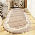 thumbnail image 1 of Soft Bedroom Rugs Rugs For Bedroom Rugs For Bedroom Oval Rugs Room Small Carpet Living Room Runner Rug Non Slip Modern Home Decor(rose gold,15*23in), 1 of 4