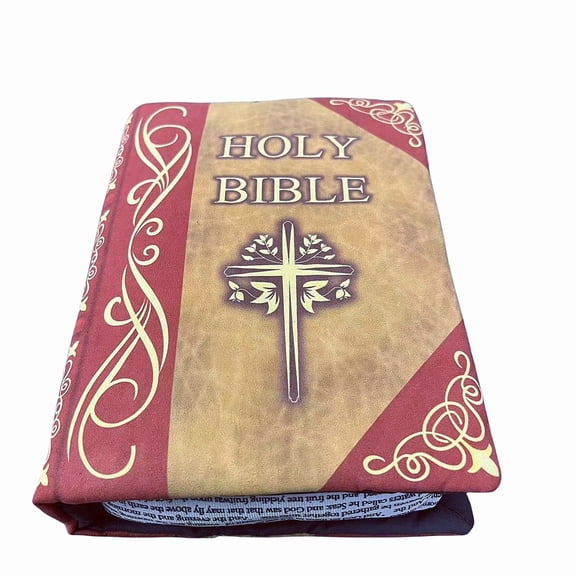 Soft Bible Plushes Pillow Kids Religious Toy Spiritual Comfort Cushions Decors For Homes Church For Prayer Meditation