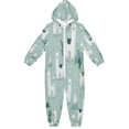 thumbnail image 1 of Soft Big Kids Onesie Pajamas Cozy Loose-Fit Jumpsuits for kids with Pockets for Christmas Lounge & Play Cute Cartoon Llama Pattern, 1 of 8