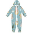 thumbnail image 1 of Soft Big Kids Onesie Pajamas Cozy Loose-Fit Jumpsuits for kids with Pockets for Christmas Lounge & Play Cute Summer Animals Pattern, 1 of 8