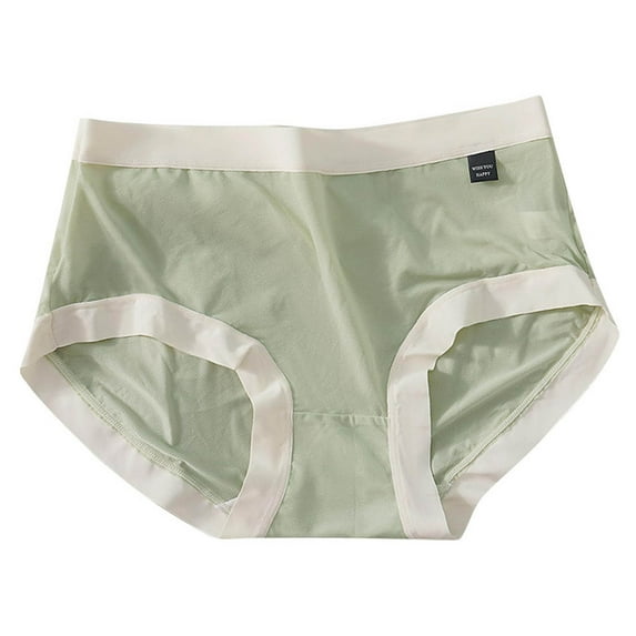 Soft Bikini Panties Moisture-Wicking Hipter Seamless Stretchy Briefs Breathable Underwear Women's Seamless Ice Silk Comfortable Briefs