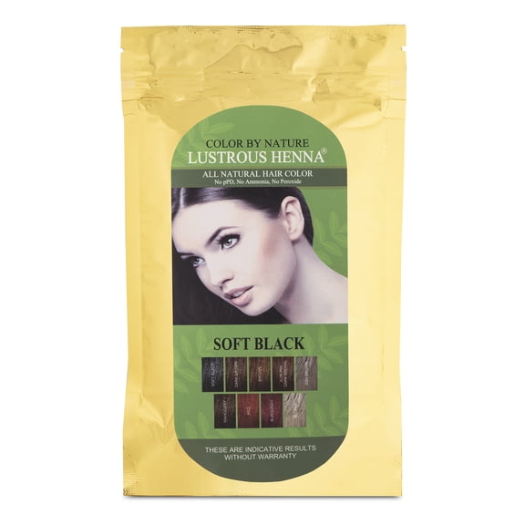 Color By Nature Lustrous Henna SOFT black 100 grams