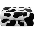 thumbnail image 1 of Soft Black and White Kids Fleece Blanket Lightweight Women Girls Cozy Fuzzy Throw Blanket Cow Print Gifts Decor Stuff for Kids Girls Boys Toddler Birthday, 1 of 1