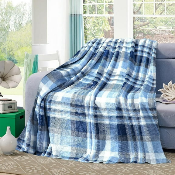 Soft Blanket under $5! Cagogo Soft Quilted Blanket for Bed, Thermal Warm Throw Blanket, Plush Office Nap Blanket, All Season Comfort Blanket, Washable Bed Cover