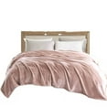 thumbnail image 1 of Soft Blanket Solid Color Coral Fleece Plush Microfiber Blanket, 1 of 3
