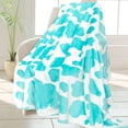 thumbnail image 1 of Soft Blankets & Throws Fleece Blanket Throw Blue Couch Throw Blanket, 1 of 6