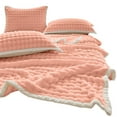 thumbnail image 1 of Soft Blankets and Throws,Lightweight Plush Throw Blanket for Couch,Coral Fleece Blanket Throw,Knit Bed Throws,Soft Bubble Fleece Blanket,Single Layer Double-sided All-season Solid Color Plush Blanket, 1 of 6