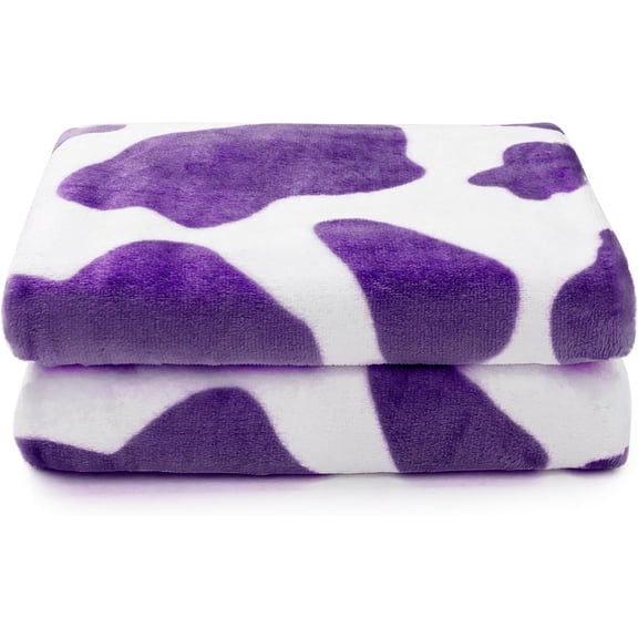 Soft Blankets and Throws Blanket Cow Print Lightweight Blanket for Kids