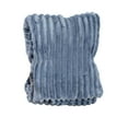 thumbnail image 1 of Soft Blankets and Throws Double Layer Raschel Blanket, 27.5X39.4In Blue Polyester Soft and Thick Thick Blankets for Winter for Bed Sofa, 1 of 6