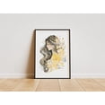 thumbnail image 1 of Soft Blonde Floral Portrait, Spa Room Art, Feminine Beauty Poster Home Decor #2077, 8x12 UNFRAMED, 1 of 3