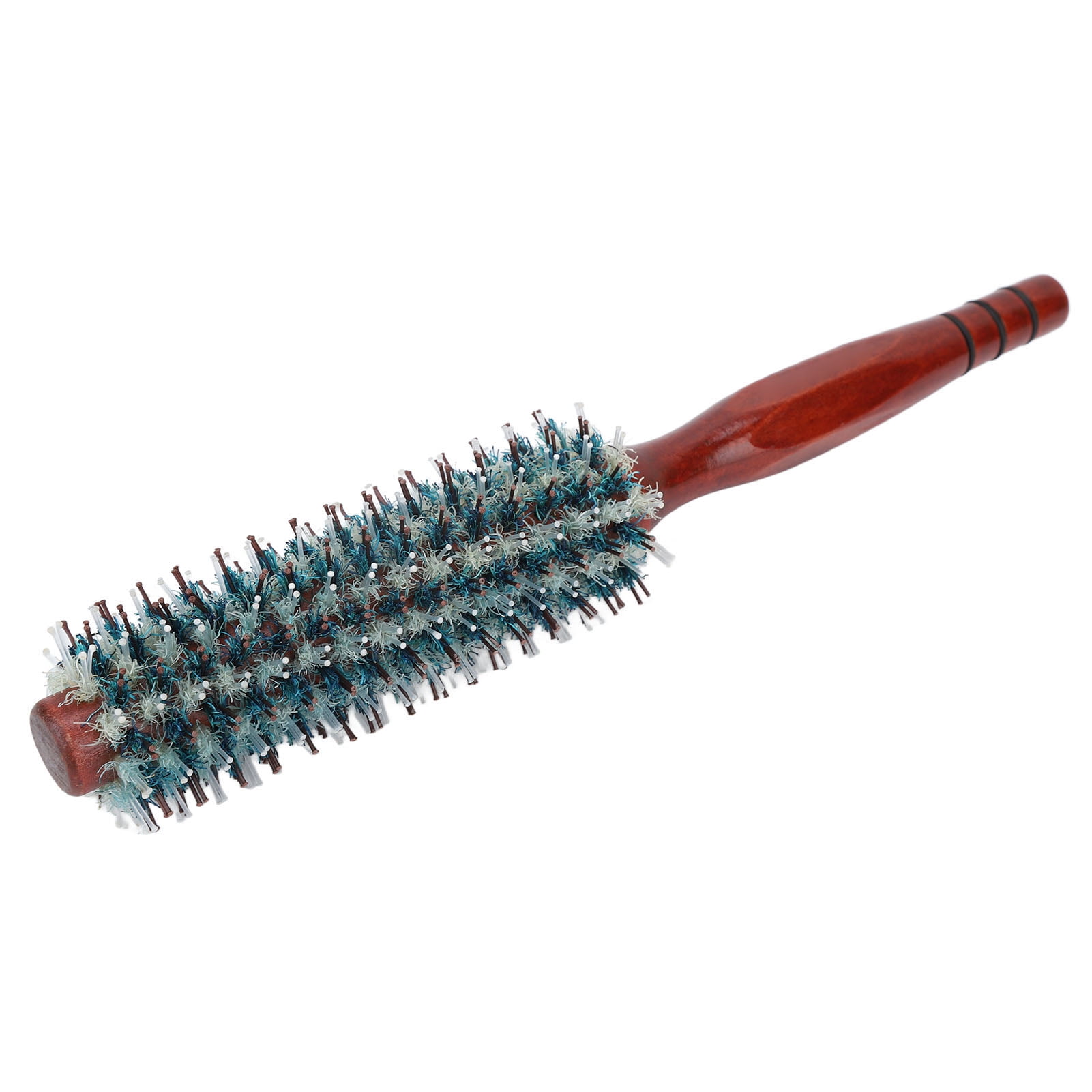 Soft Boar Bristle Round Brush, Fine Polishing Round Styling Hair Brush