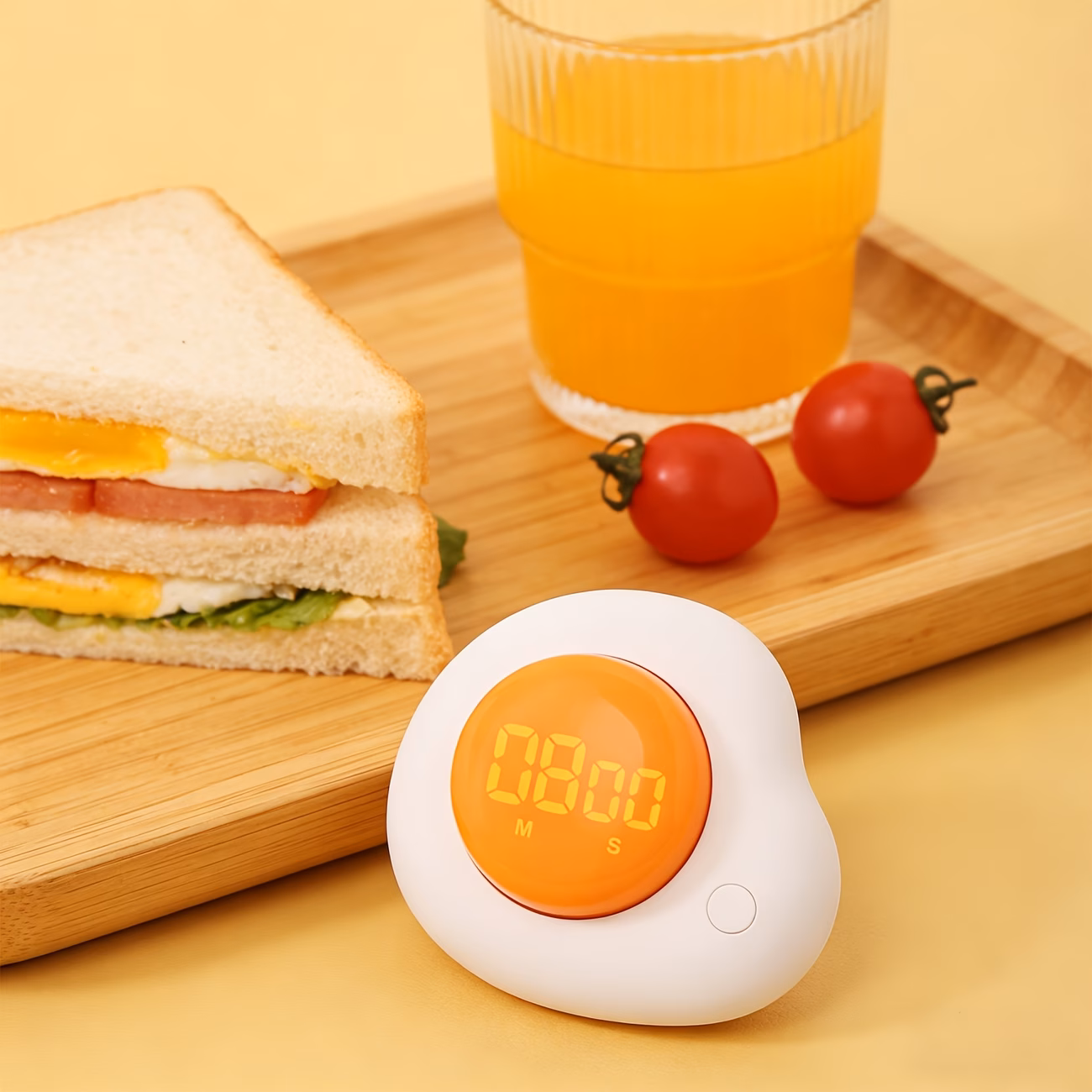 Soft Boiled Egg Timer Pot with 1 Degree Doneness Levels, Fun Cooking Timer for Perfect Soft Medium Hard Boiled Eggs