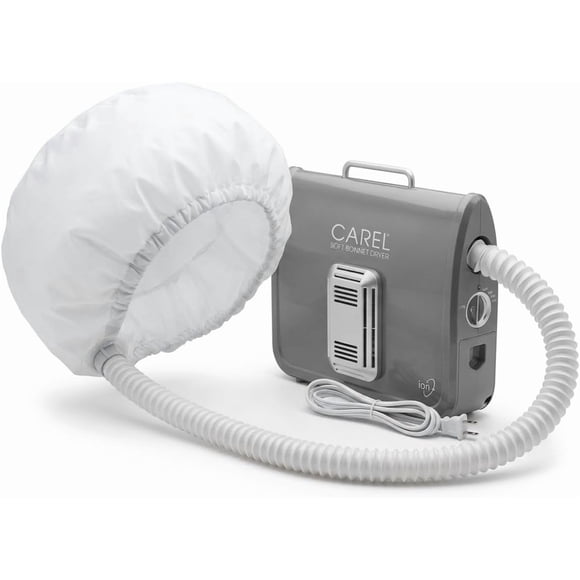 Soft Bonnet Hair Dryer  Portable Hair Dryer with Hood and Adjustable Cap for Curly Hair, Quiet Deep Conditioning Hooded Dryer System