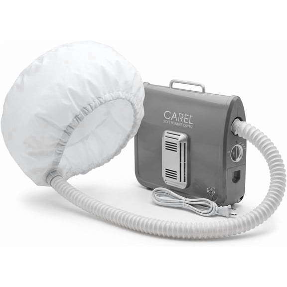 Soft Bonnet Hair Dryer  Portable Hair Dryer with Hood and Adjustable Cap for Curly Hair, Quiet Deep Conditioning Hooded Dryer System