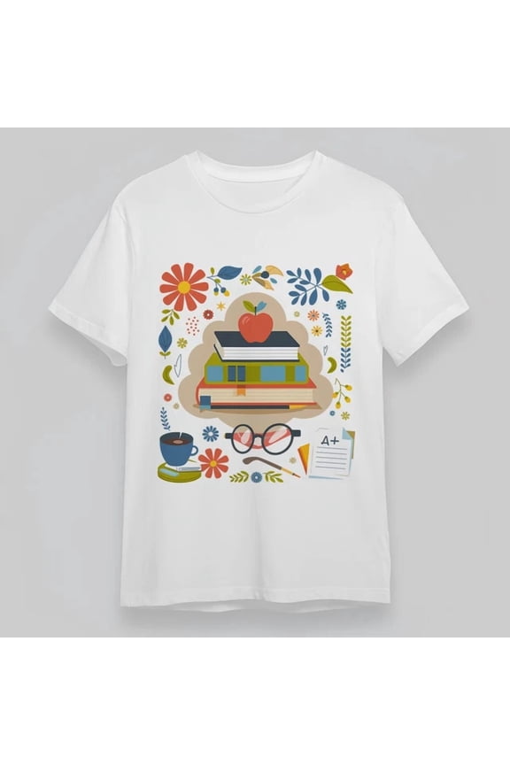 Soft Book Apple A Plus Graphic Tee
