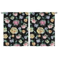 thumbnail image 1 of Soft Botanical Curtains 2 Panels 42x54 Inch, Rod Pocket Blackout Drapes for Bedroom and Compact Living Areas, 1 of 2