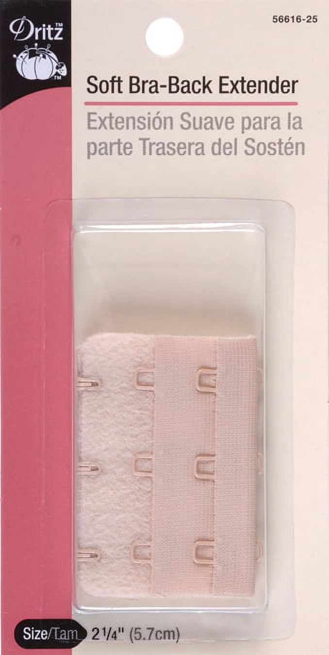 Soft Bra-Back Extender 2-1/4-Beige 3 Hooks - Walmart.com