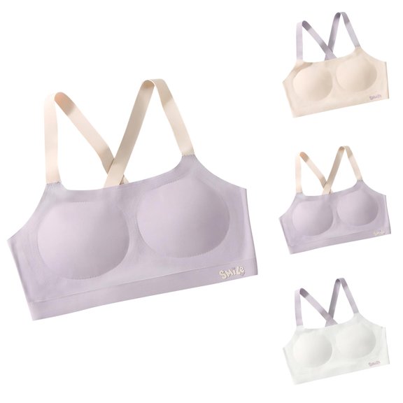 Soft Bras for Girls Sports Bras for Girls Girls Underwear Training Bras For Girls Teen Girls Sports Bras Comfortable Soft Solid Bras for Active Support and Everyday Wear