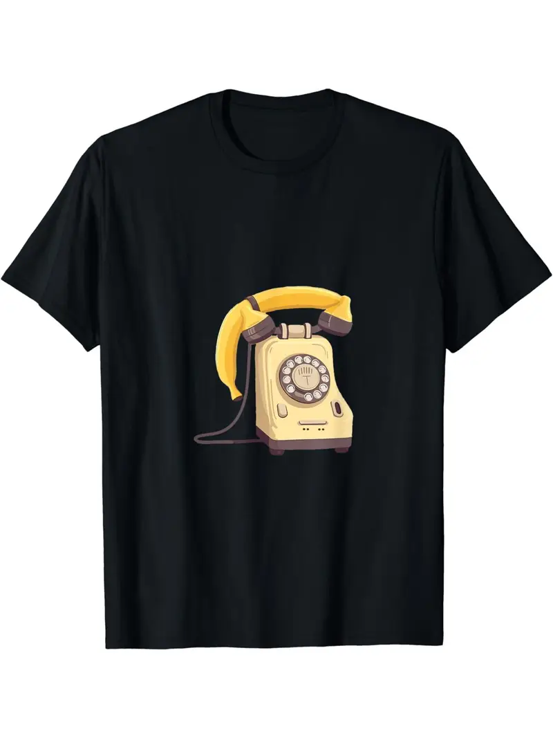 Soft & Breathable 100% Cotton Banana Phone Graphic Tee - Walmart.com