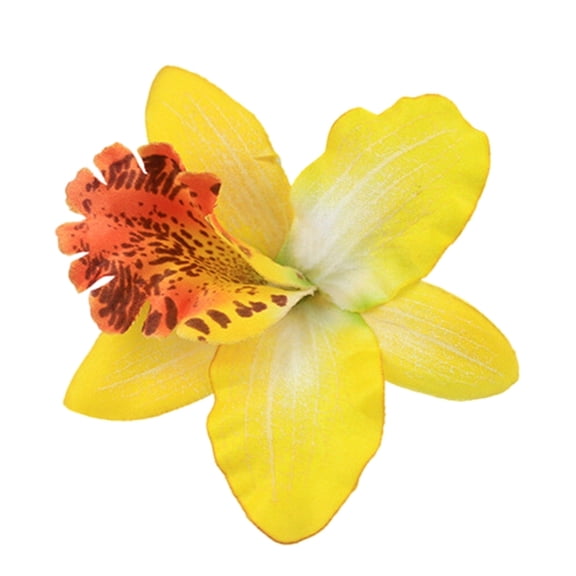 Soft Breathable Cloth Flower Hair Clip Light weight Orchids Shape Hair Clip for Women Girls and Boys