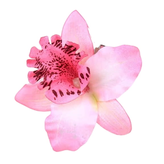 Soft Breathable Cloth Flower Hair Clip Light weight Orchids Shape Hair Clip for Women Girls and Boys