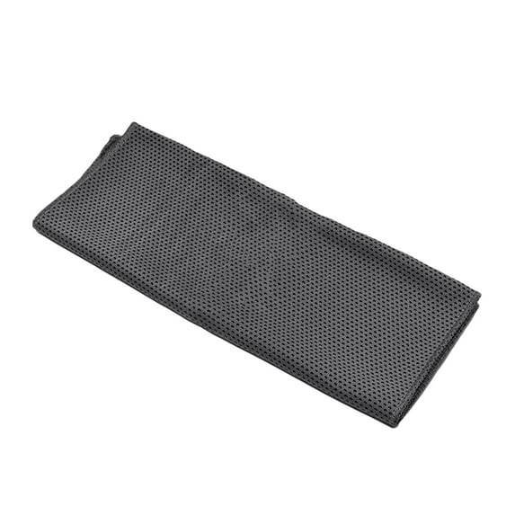 Soft Breathable Cooling Towel Washcloth 12"x40" Ice Instant Towel Quick Dry Gym Towel Cool Towel for Running Pilates Travel Dark Gray