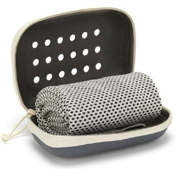 Soft Breathable Cooling Towels Sweat Rag Microfiber Chilly Ice Cold Towel Quick-Drying Sport Towel with Storage Box Microfiber Sports Towel Workout Towel Quick Dry Small for Women Men Sweat