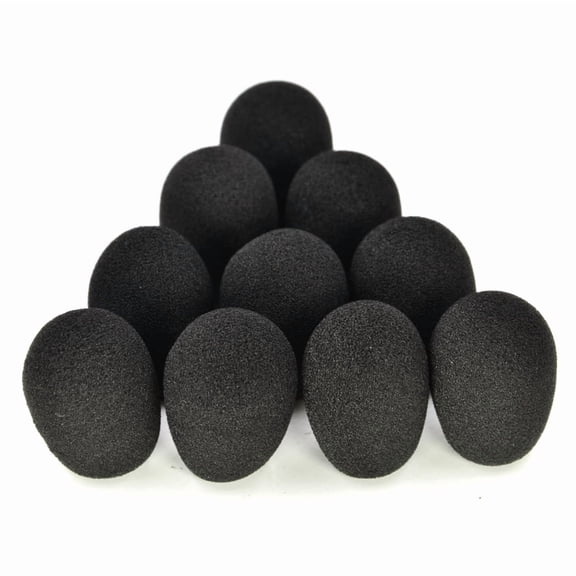 Soft Breathable Foam Microphone Cover Comfortable for V2X Long Wear Prevents Heat Build Up