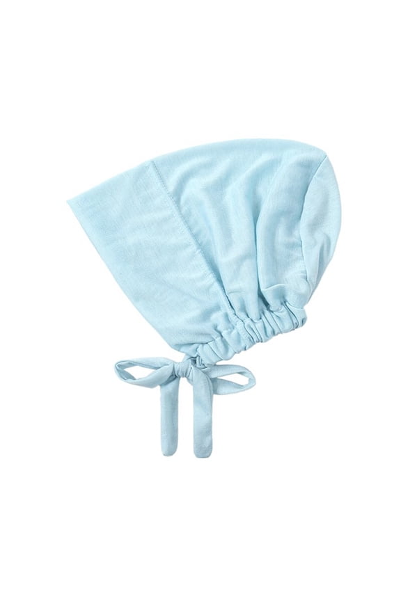 Soft & Breathable Hijab Hat Elastic Tie Back Bonnet Religous Headwrap Solid for Women Enjoy Comfort and Fashion