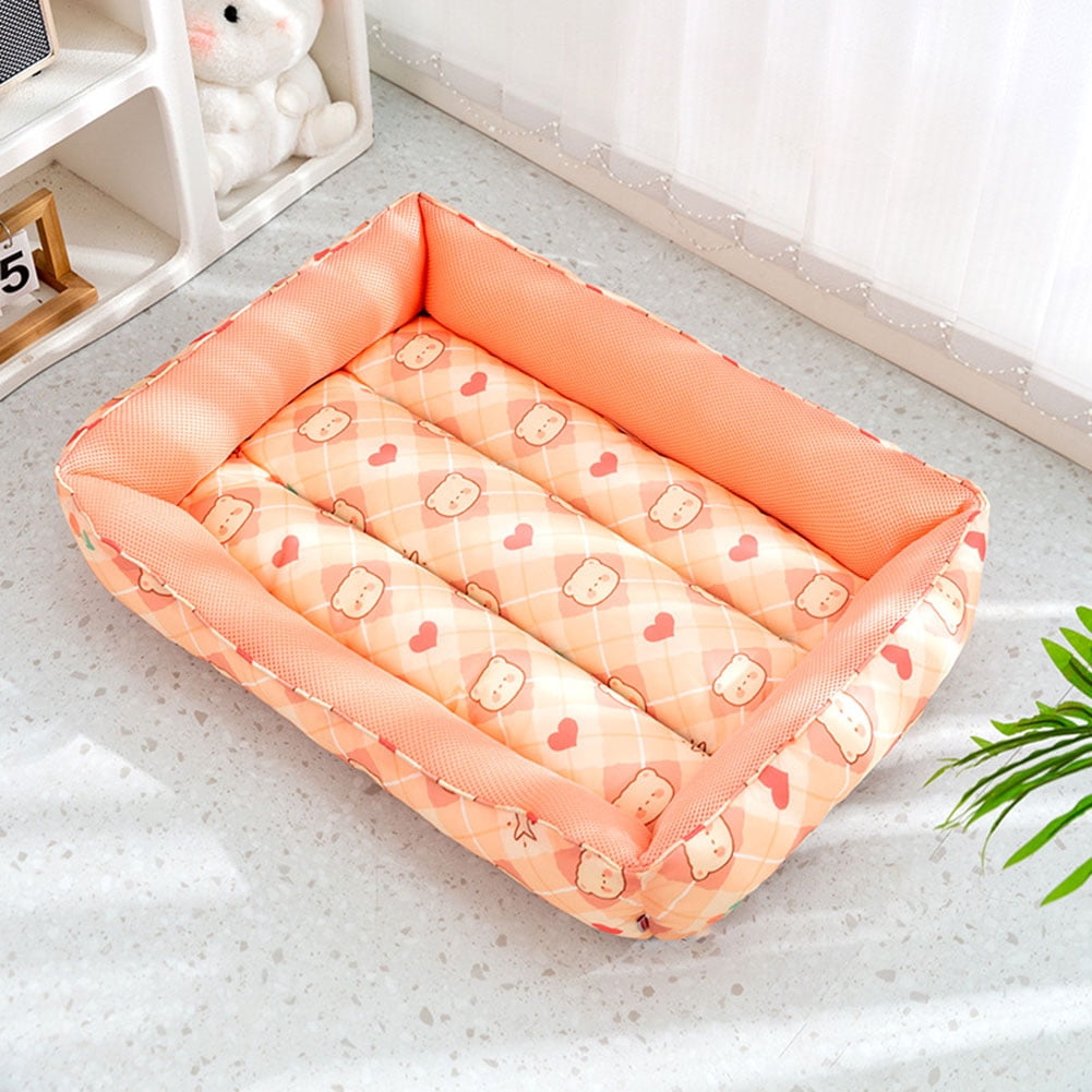 Soft Breathable Pet Bed for Small Dogs & Cats – Plush Cushion, Anti-Slip, Easy-Clean, Multi-Size (Up to 66lbs)