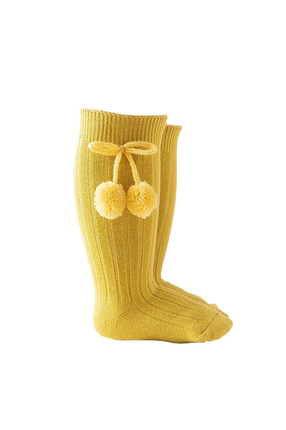 Soft Breathable Toddler Knee High Socks for Baby Girls Boys Non- Comfortable Stockings