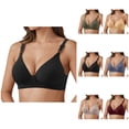 thumbnail image 1 of Soft Breathable Wireless T-Shirt Bra for Women – Lightweight, Non-Padded, Full Side Coverage, Seamless Everyday Support, 1 of 4