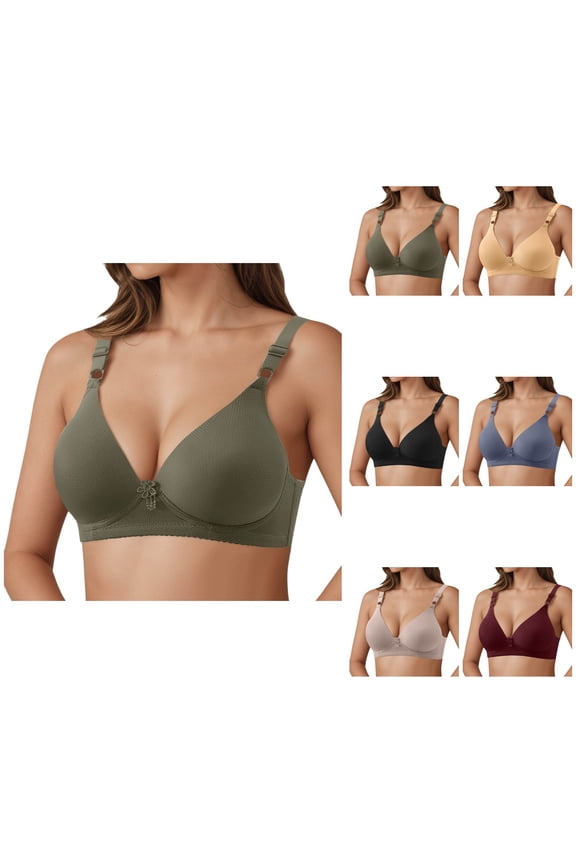 Soft Breathable Wireless T-Shirt Bra for Women – Lightweight, Non-Padded, Full Side Coverage, Seamless Everyday Support