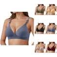 thumbnail image 1 of Soft Breathable Wireless T-Shirt Bra for Women – Lightweight, Non-Padded, Full Side Coverage, Seamless Everyday Support, 1 of 4