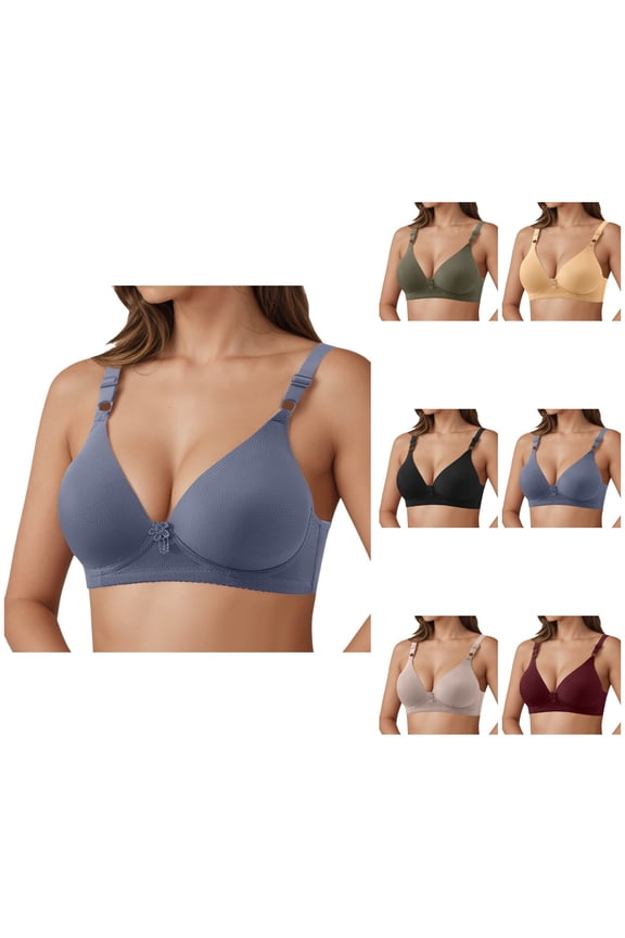Soft Breathable Wireless T-Shirt Bra for Women – Lightweight, Non-Padded, Full Side Coverage, Seamless Everyday Support