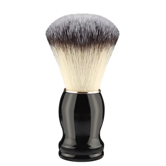 Soft Bristle Beard Shaving Brush With Wooden Handle Facial Cleansing Foam Lather Tool For Men Grooming Routine