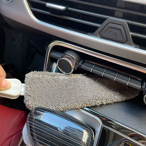Soft Bristle Car Detailing Brush Interior Cleaning Tool for Dashboard Vents and Console Gaps