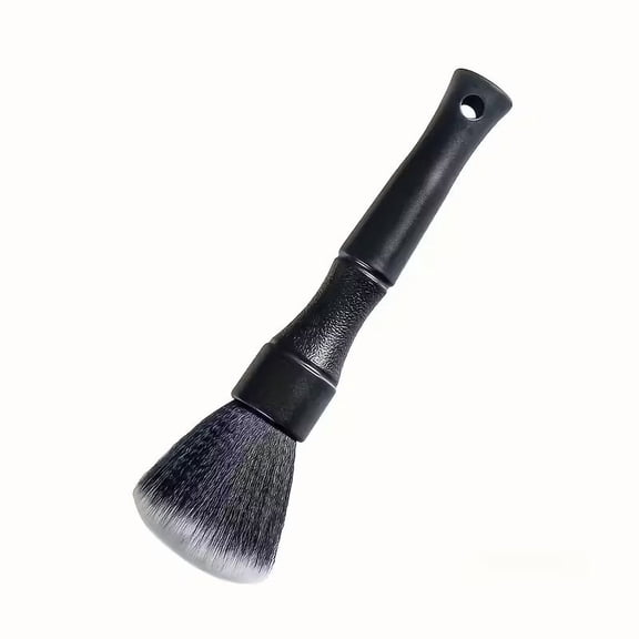 Soft Bristle Car Interior Detail Brush - Ergonomic Dust Removal Tool for Dashboard and Upholstery Cleaning