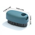 thumbnail image 1 of Soft Bristle Cleaning Brush Multi-Functional Household Laundry Brush for Washing Clothes, Small Round Brush Abs Material with Comfortable Grip, 1 of 3