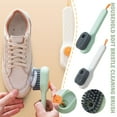 thumbnail image 1 of Soft Bristle Cleaning Brush,Press Type Automatic Liquid Adding Brush, Household Shoes Brush for Student, 1 of 4