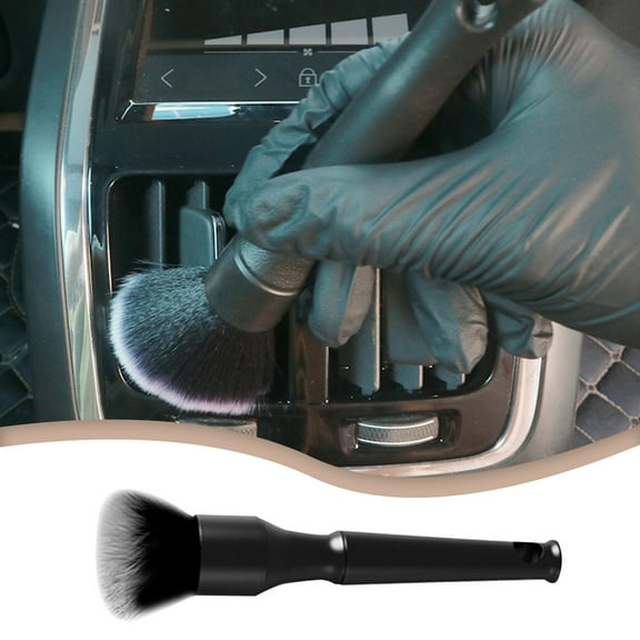 Soft Bristle Interior Car Cleaning Brush Set, Detailing Tool for Seats, Vents, Steering Wheel – Gentle Yet Effective Upholstery Cleaner for Auto Interior, Dash and Crevices
