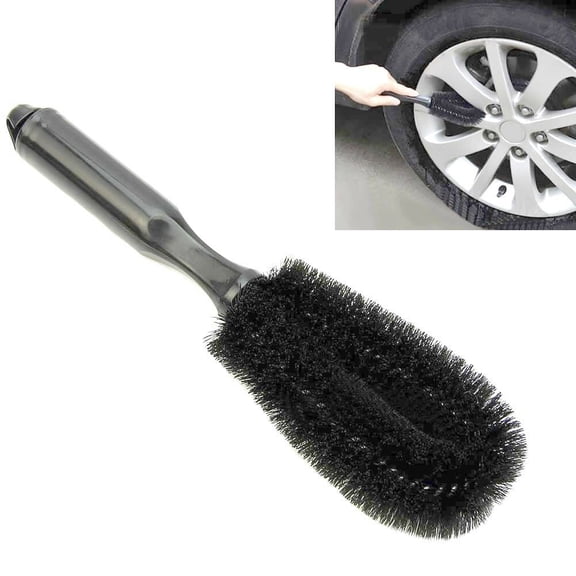 Soft Bristle Interior Exterior Wheel Brush Car Detailing Mags Rims Tires Dash