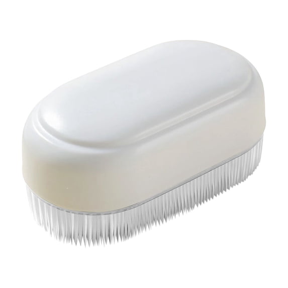 Soft Bristle Laundry Scrub Brush, Gentle Fabric Clothes Washing Brush, Multipurpose Household Cleaning Brush, Portable Shoe Stain Scrubber, Handheld Garment Stain Remover Brush for Daily Cleaning