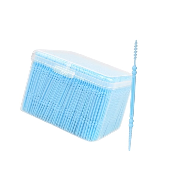 Soft Bristles Dentals Floss Pick Toothpicks,Brushpick Interdental Toothpicks,Help Removes Plaques and Debris Between You