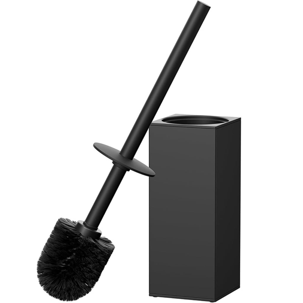 Soft Bristles Toilet Brush & Holder Bathroom Toilet Bowl Brush Easy to Clean