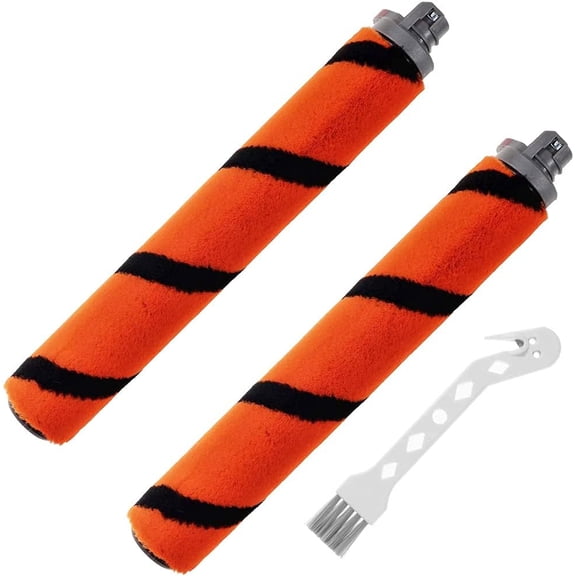 Soft Brush Roll Replacement Compatible with Shark Flex DuoClean HV390, HV391, HV392, IC205 IF200 IF201 IF202 IF203Q IF205 IF251 IF252 IF281 IF282 IF285 IR141 IR142 UF280 Vacuum (2 Pack)