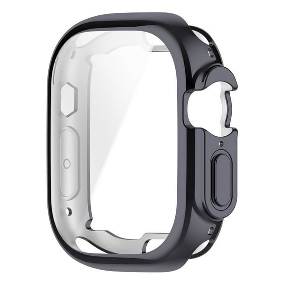 Soft Bumper Watchband Smart Full Cover TPU Case Protective Shell Screen Protector GREY