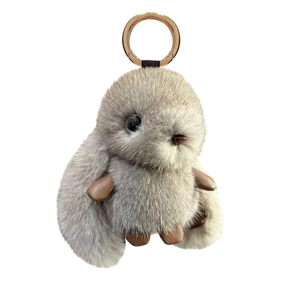 Soft Bunny Keychain Cute Plush Long Ears Rabbit Bag Charms for Purse Handbags Backpack Fluffy Key Chain Accessories for Women Ideal for Gifts